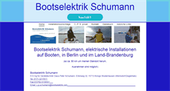 Desktop Screenshot of bootselektrik-online.de