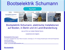 Tablet Screenshot of bootselektrik-online.de